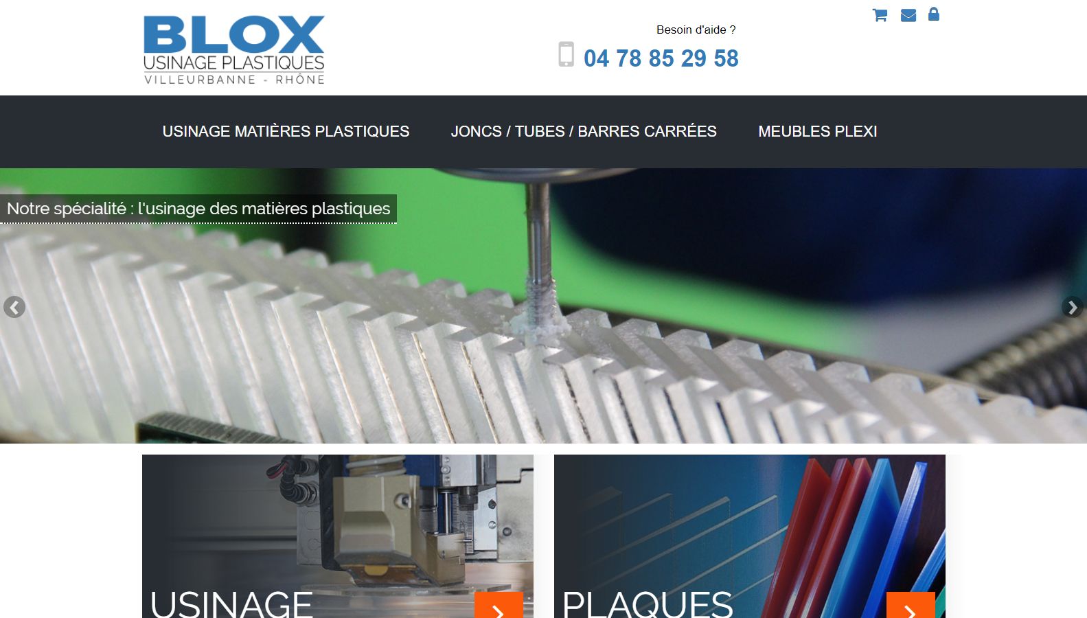 Réalisation RP2I (Romaric Pibolleau): BLOX - Site sous Prestashop + site institutionnel